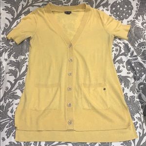 Eddie Bauer Oversized Short Sleeve Cardigan
